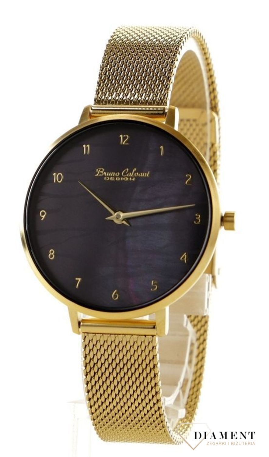 Zegarek damski na złotej bransolecie Bruno Calvani BC90558 GOLD.jpg